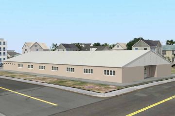 808 m² Modulární prefabrikovaná škola