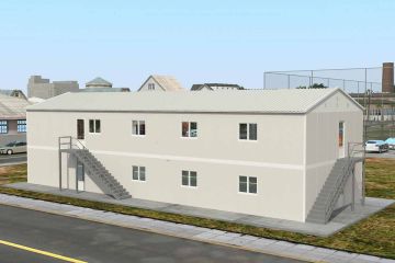 Montované Budovy Jídelny 332 m²