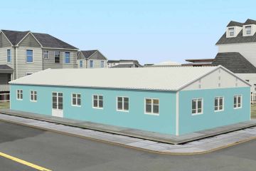 Montované Budovy Jídelny 181 m²