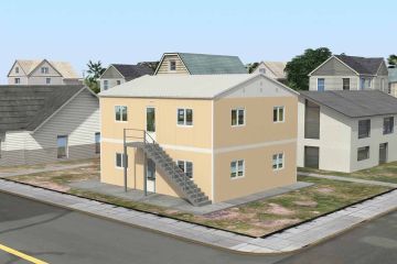 Montované Budovy Jídelny 136 m²