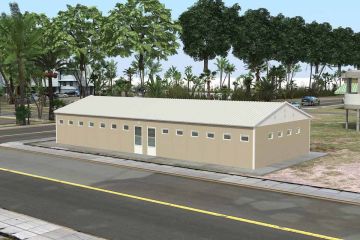 Montované WC a Sprcha 145 m²