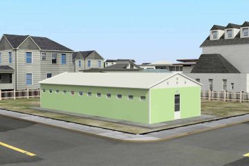 Montované WC a Sprcha 97 m²