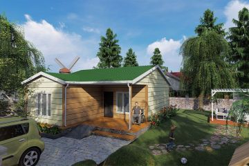 73 m² Ocelový Dům