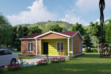 75 m² Ocelový Dům