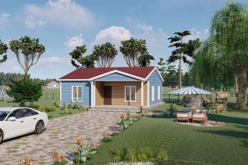 82 m² Ocelový Dům