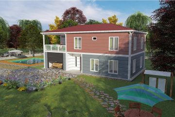 206 m² Ocelový Dům